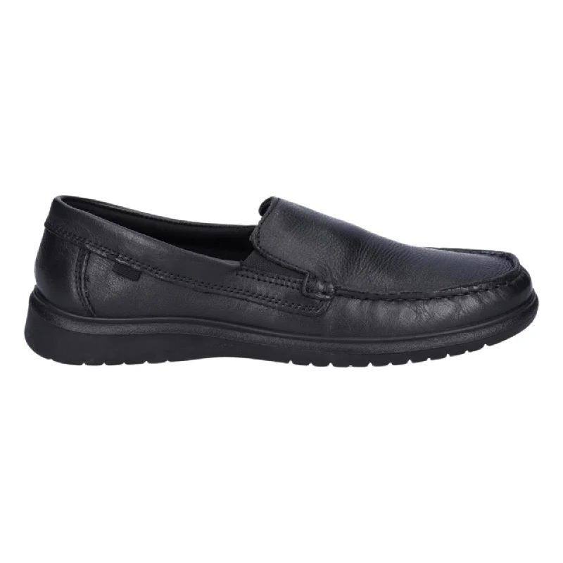 men casual shoes outdoor-Men slip-on shoes for casual wearAra Men's Lagrange Black Leather