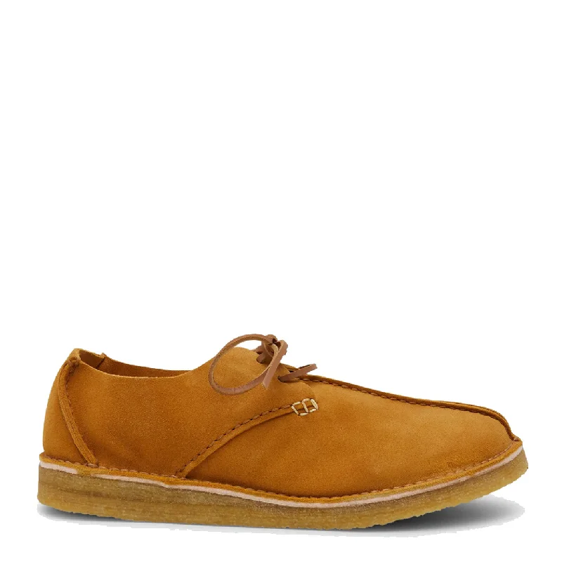 men casual shoes with leather trim-Men casual shoes for relaxed weekendsYogi Caden Centre Seam Suede Turmeric