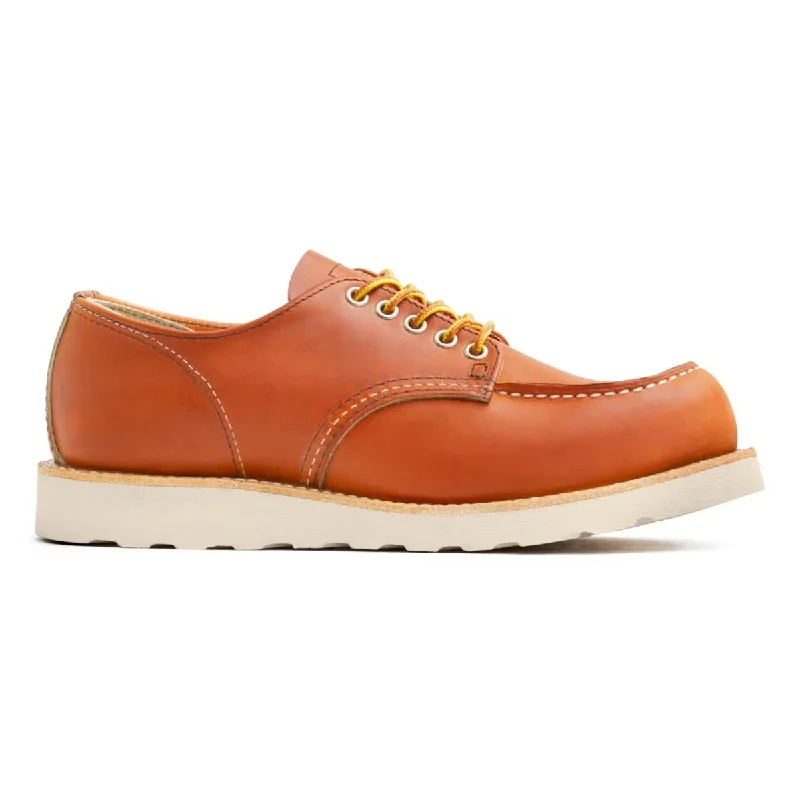 men casual shoes with stylish design-Fashion-forward men casual shoesRed Wing Men's Shop Moc Oxford 8092 Oro Legacy Leather