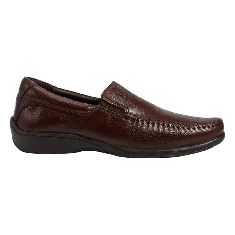 men casual shoes for beach vacations-Casual footwear for men in various stylesJohnston & Murphy Men's Crawfoord Venitian Mahogany Leather