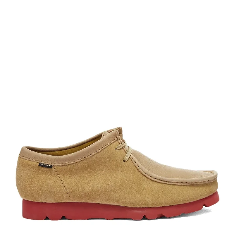 men casual shoes for weekend wear-Men casual shoes for spring and summerClarks Originals Wallabee Gore-Tex Shoes Maple Suede