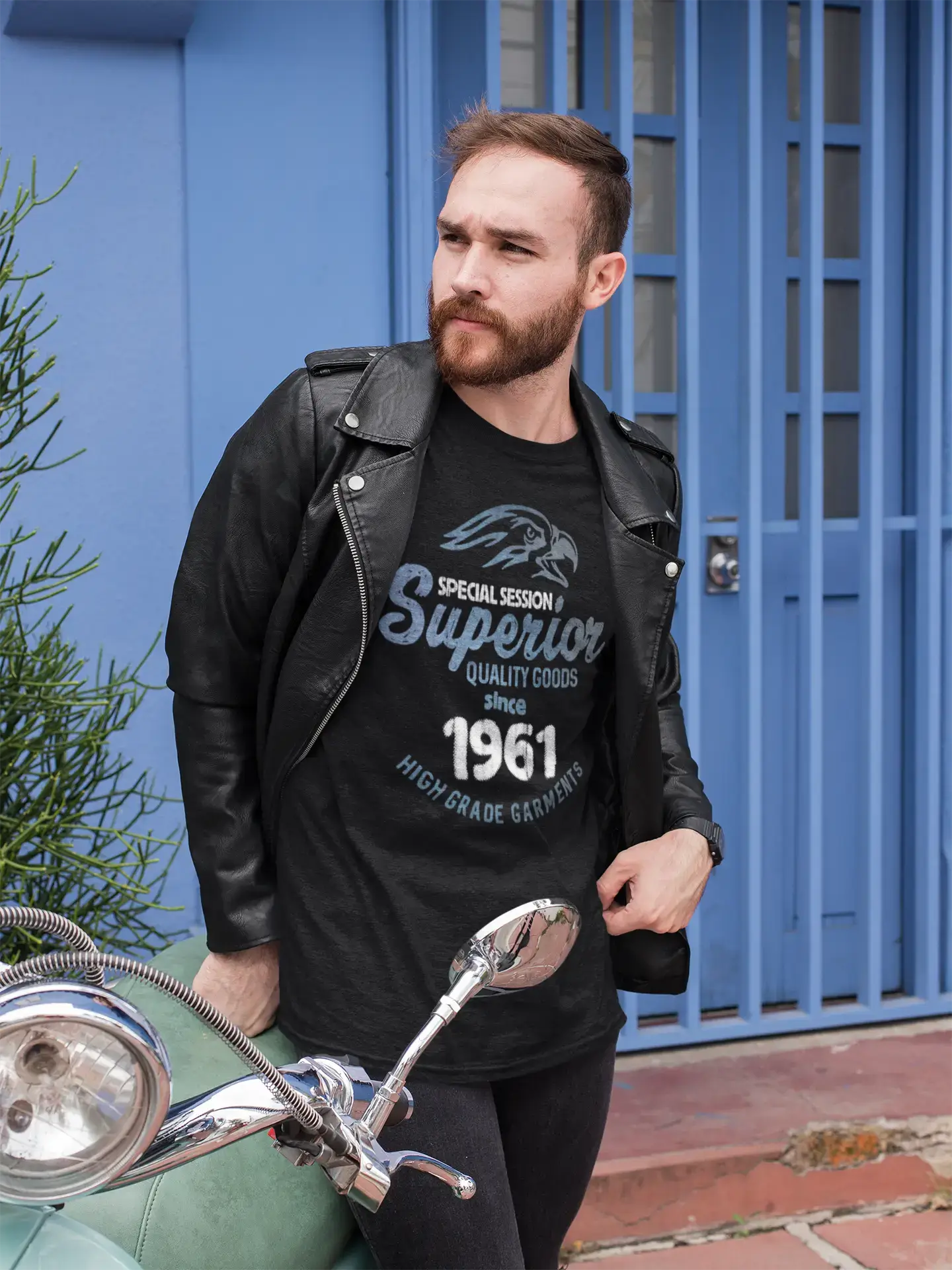 men clothing classic suit-1961, Special Session Superior Since 1961 Men's T-shirt Black Birthday Gift 00523