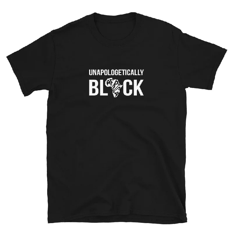 men clothing sports jacket-Unapologetically BLACK T-Shirt