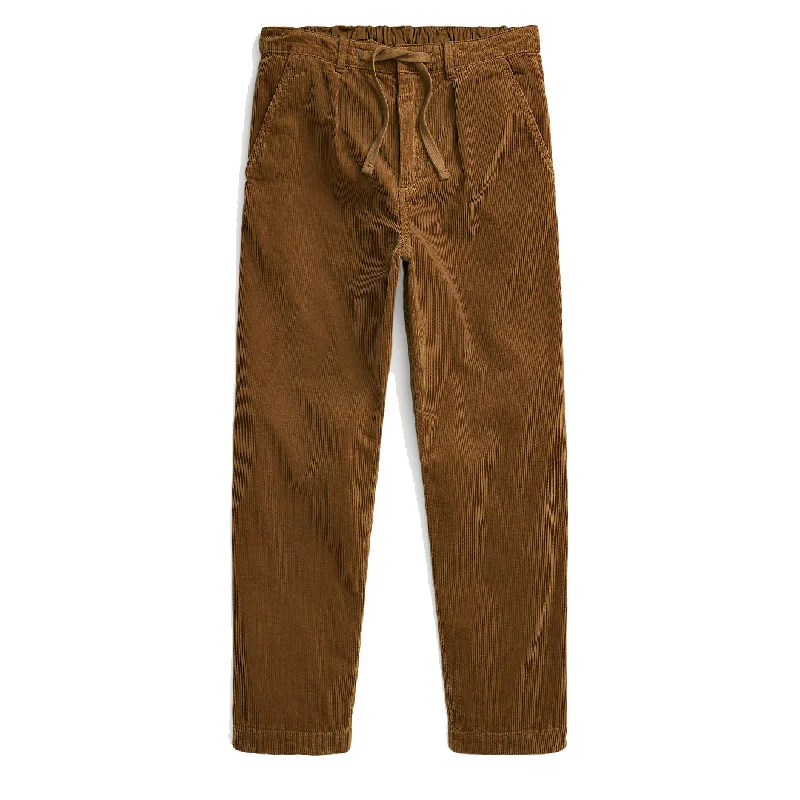 men clothing fall fashion trends-Polo Ralph Lauren Classic Fit Pleated Corduroy Pant Workwear Tan