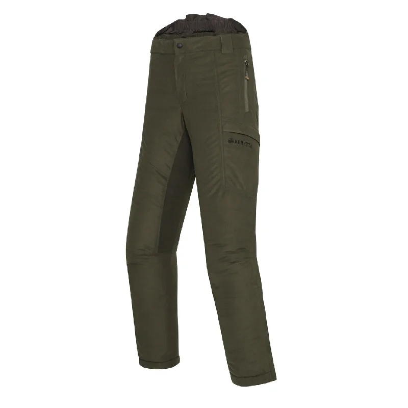 men clothing warm jacket-Beretta Mull Insultated Pants Green Moss