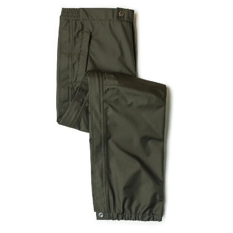 men clothing casual blazer-Westley Richards Gale Waterproof Packable Trousers Lowland Green