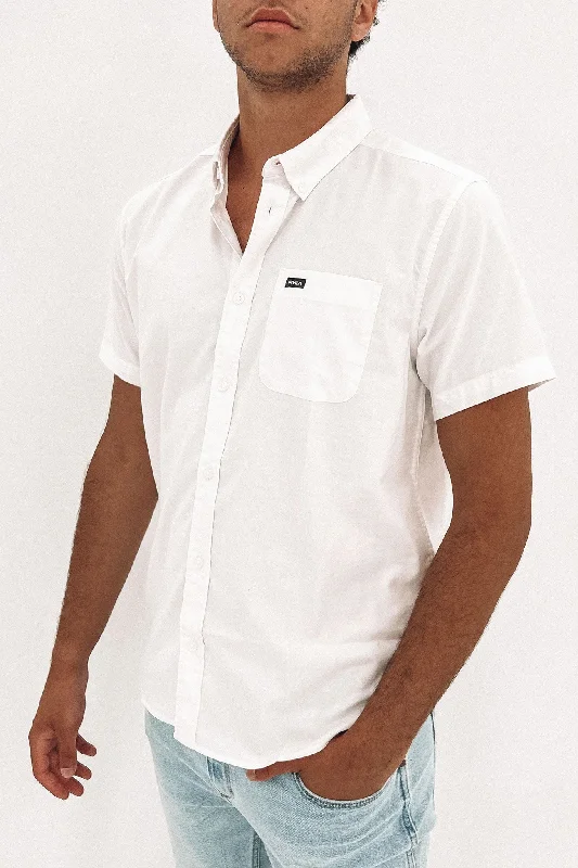 men clothing casual chinos-That'll Do Stretch Short Sleeve Shirt White