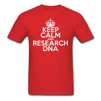 men clothing track pants-"Keep Calm and Research DNA" (white) - Men's T-Shirt