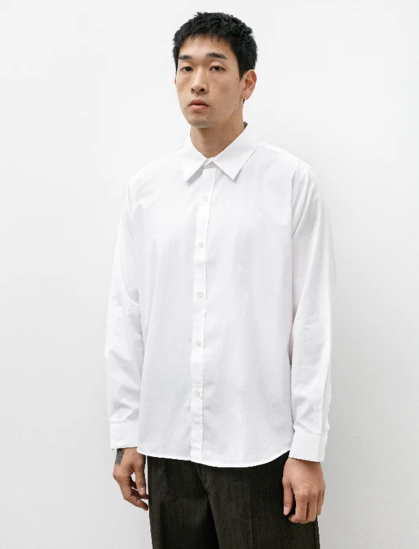 men clothing winter sweater-Banquet Shirt White