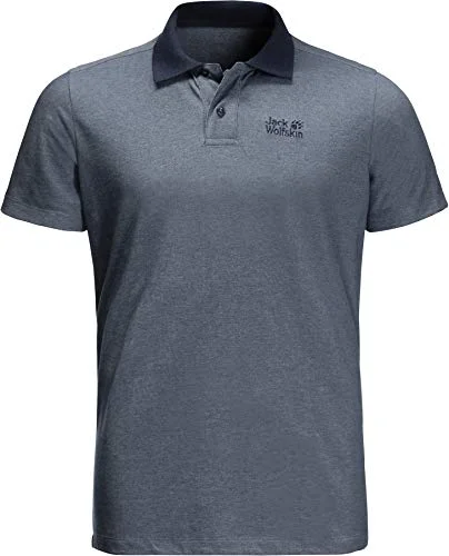 men clothing formal wear-Jack Wolfskin Men's Pique Polo Men