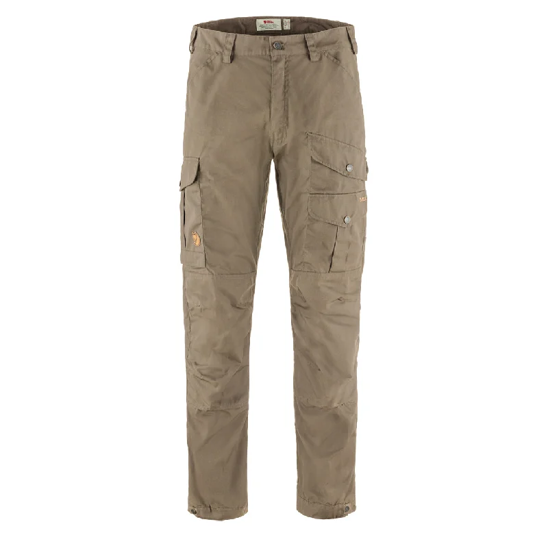 men clothing summer pants-Fjallraven Vidda Pro Reg Leg Trousers Suede Brown