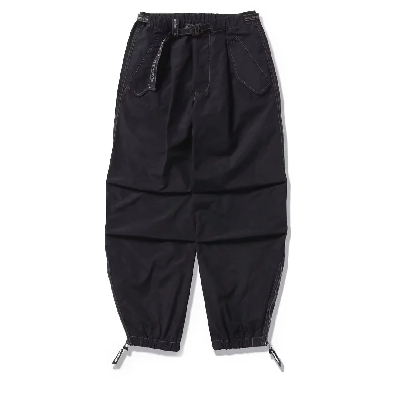 men clothing summer jacket-And Wander Side Zip Hem Pants Black