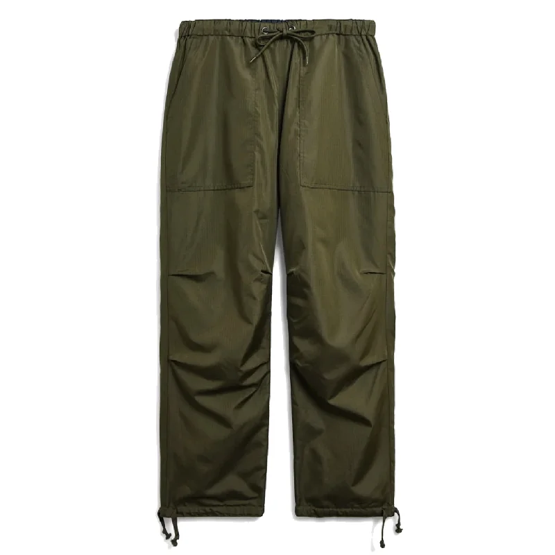 men clothing khaki pants-Taion Military Reversible Pants Dark Olive