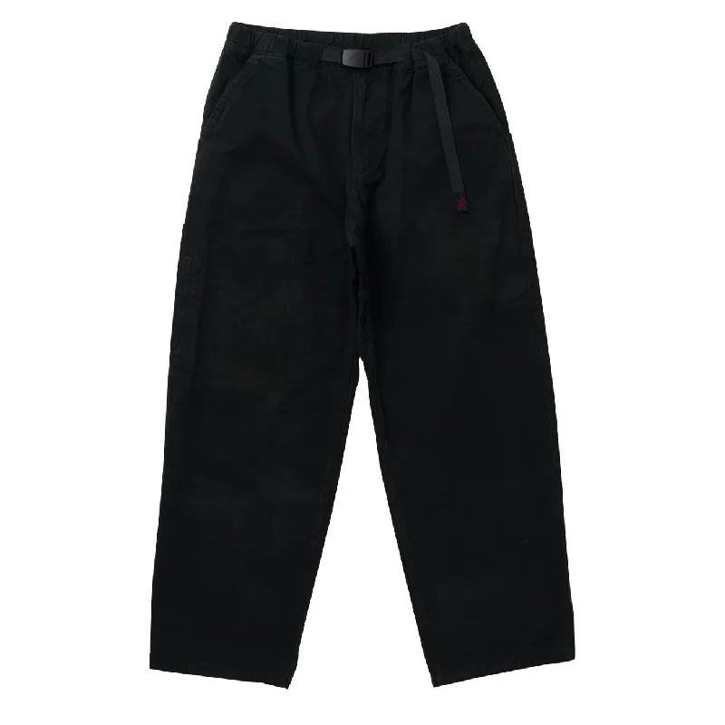 men clothing fleece-lined pants-Gramicci Winter Twill Ground Up Pant Black