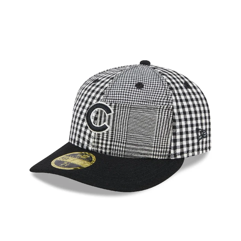 Chicago Cubs Patch Plaid Low Profile 59FIFTY Fitted Hat