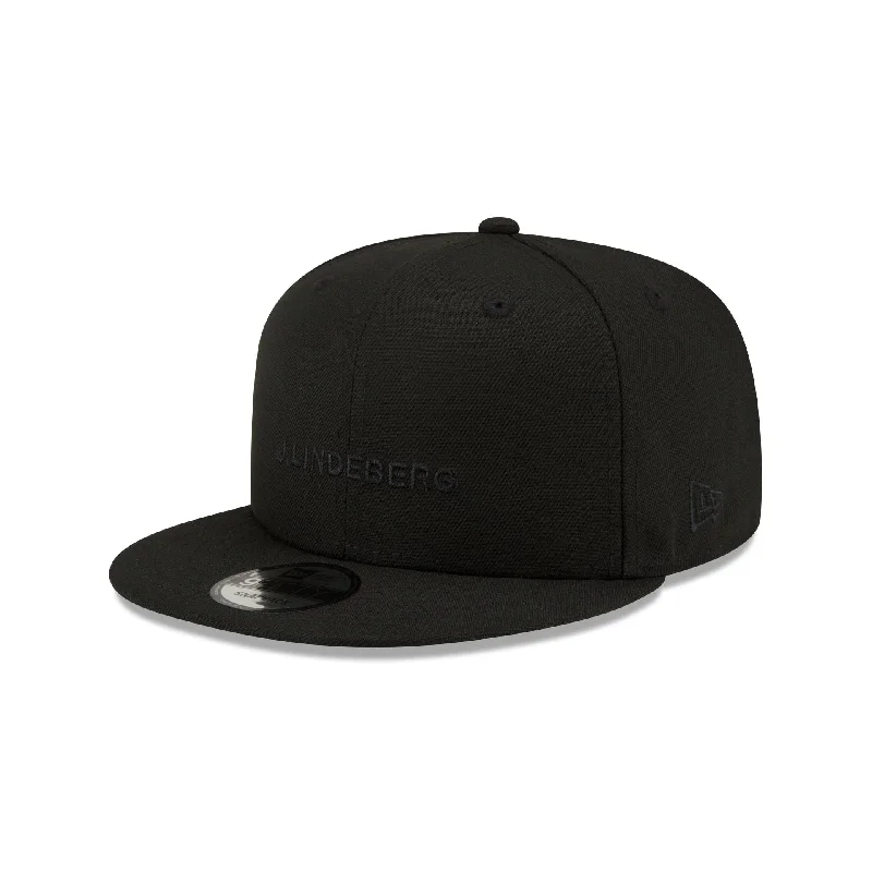 J. Lindeberg Black 9FIFTY Snapback Hat