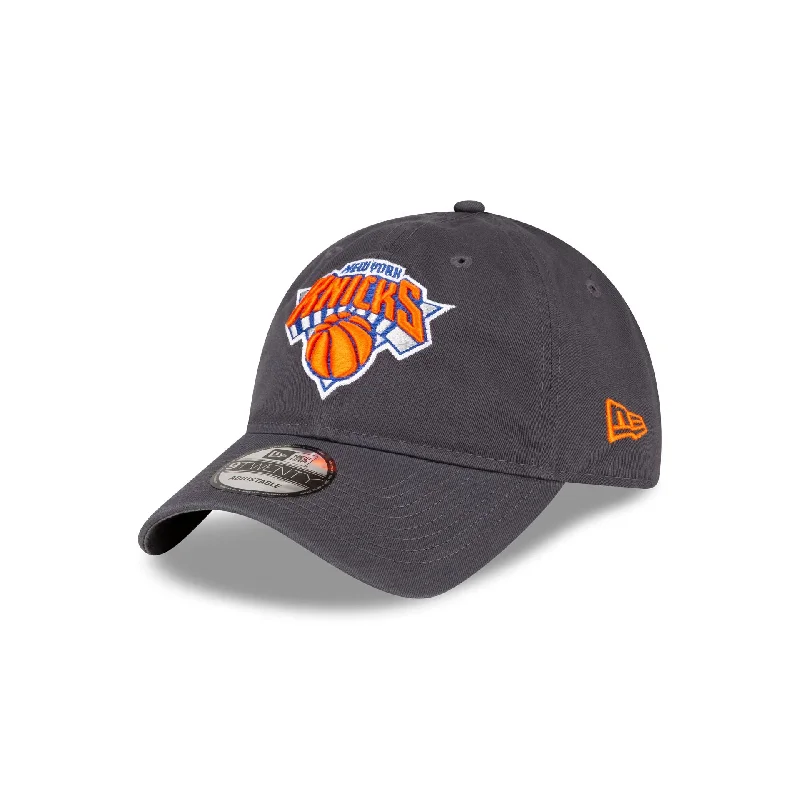 New York Knicks Core Classic Gray 9TWENTY Adjustable Hat