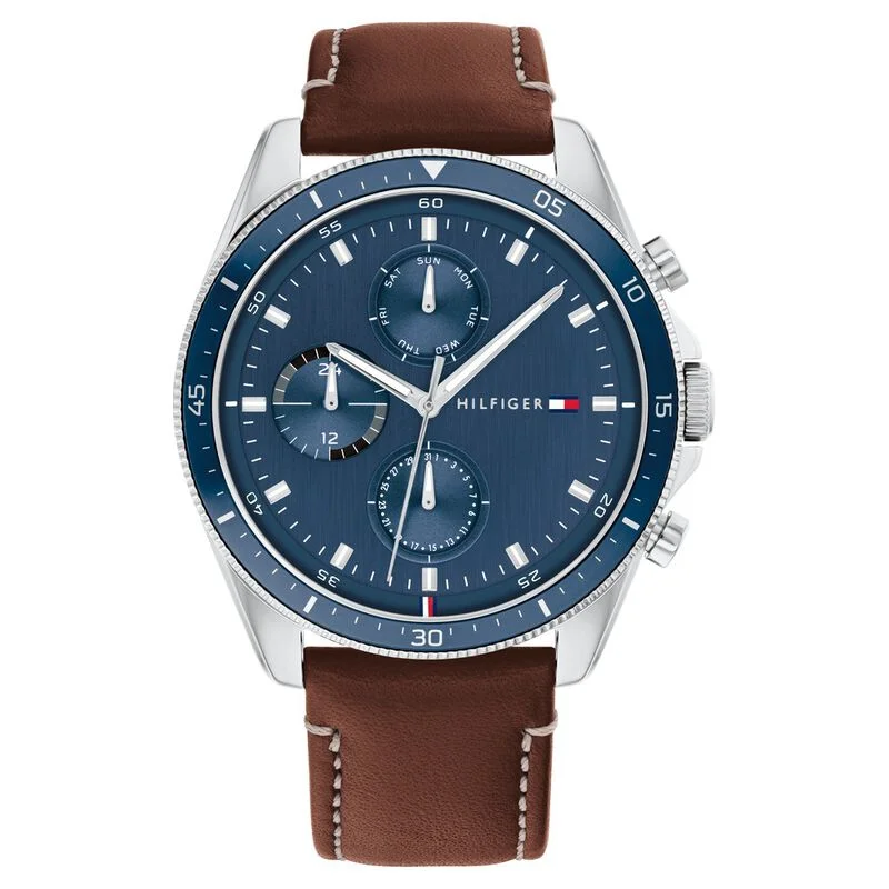 Tommy Hilfiger Quartz Multifunction Blue Dial Watch For Men