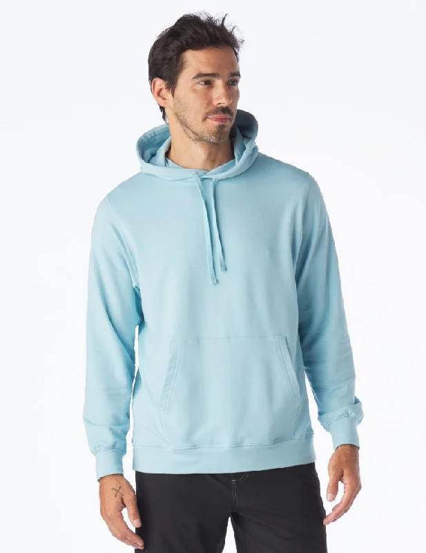 men clothing sports jacket-Atlas Hoodie: Vista Blue