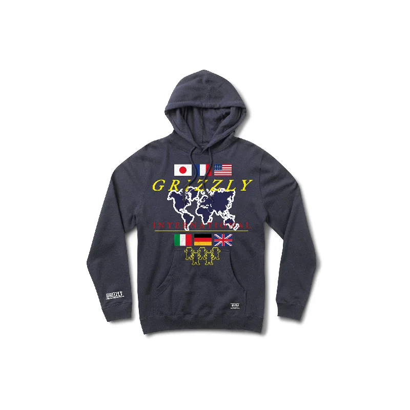 men clothing dress shirt-Atlas Pullover Hoodie - Navy