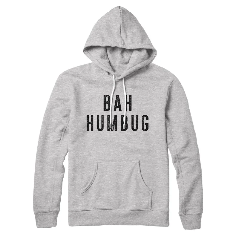 men clothing vest jacket-Bah Humbug Hoodie