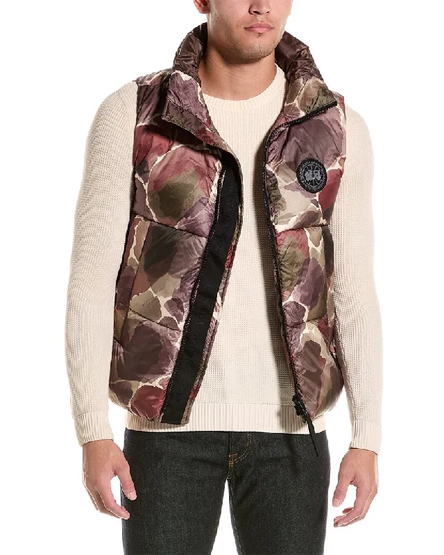 men clothing plaid pants-Canada Goose Everett Botanical Quilt Vest