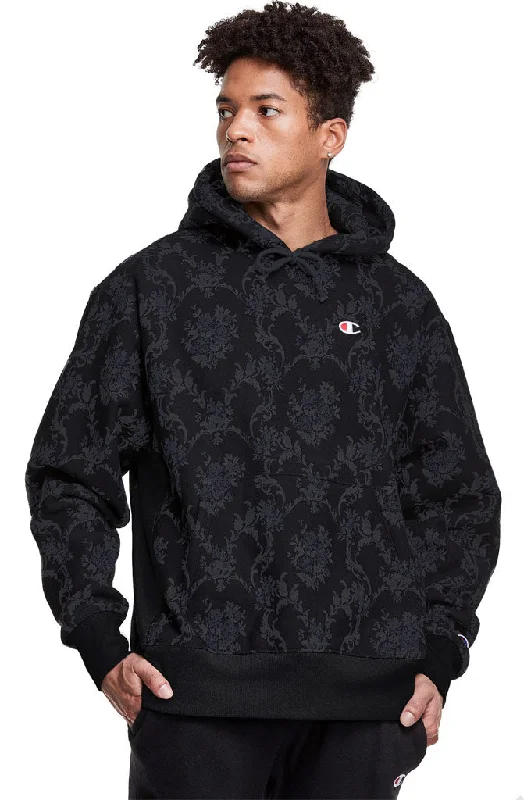 men clothing fall fashion trends-Champion Reverse Weave Hoodie, All Over Print