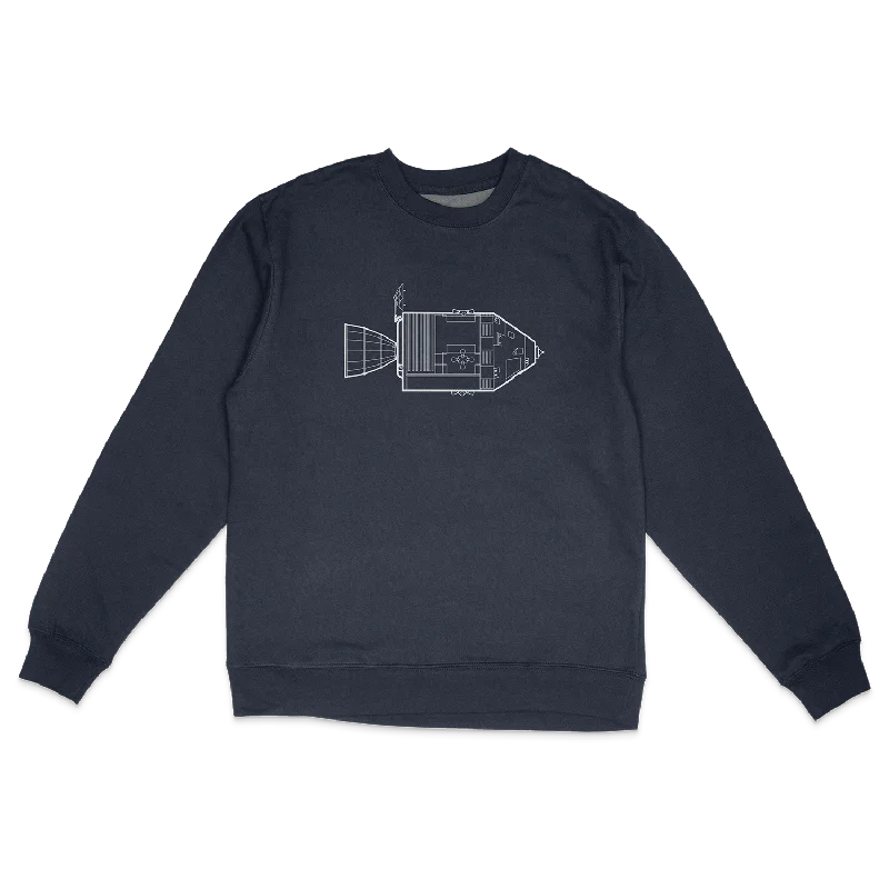 men clothing wool sweater-Command Module Sweatshirt