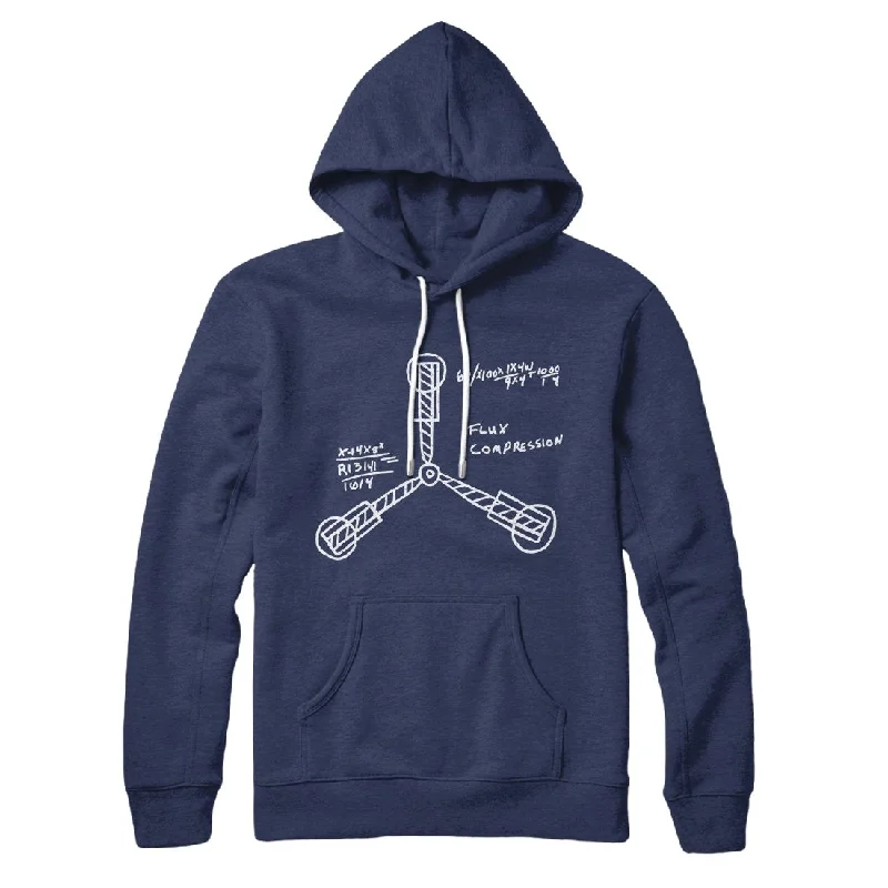 men clothing summer shorts-Flux Capacitor Hoodie