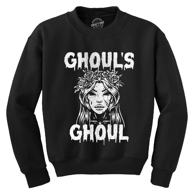 men clothing zip-up jacket-Ghouls Ghoul Crew Neck Sweatshirt