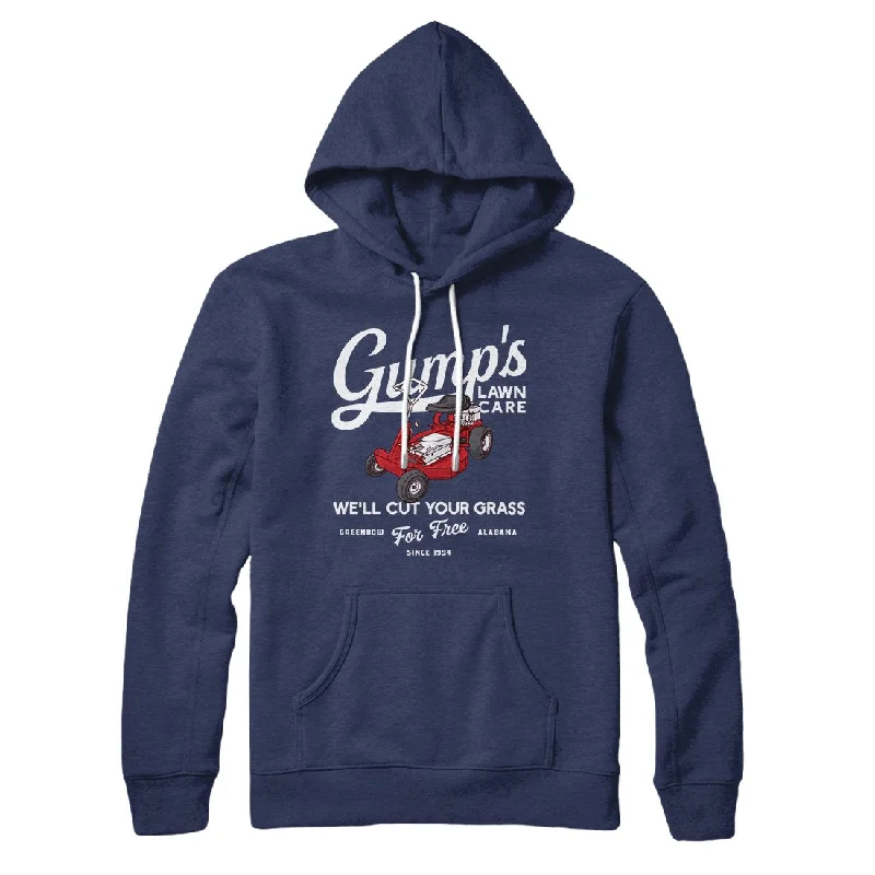 men clothing short jacket-Gump's Lawn Service Hoodie