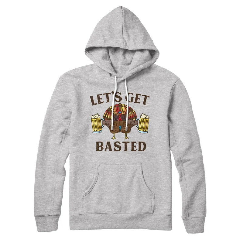 men clothing patterned sweater-Let's Get Basted Hoodie