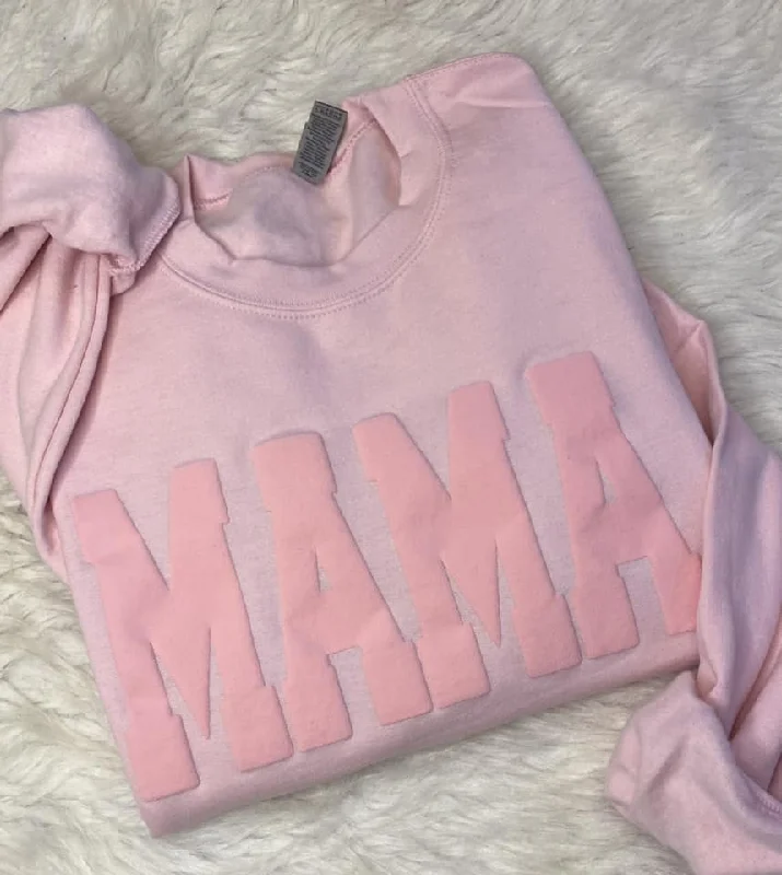 men clothing sweatpants-Mama Puff Crewneck