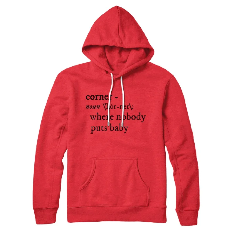 men clothing casual blazer-Nobody Puts Baby In A Corner Hoodie