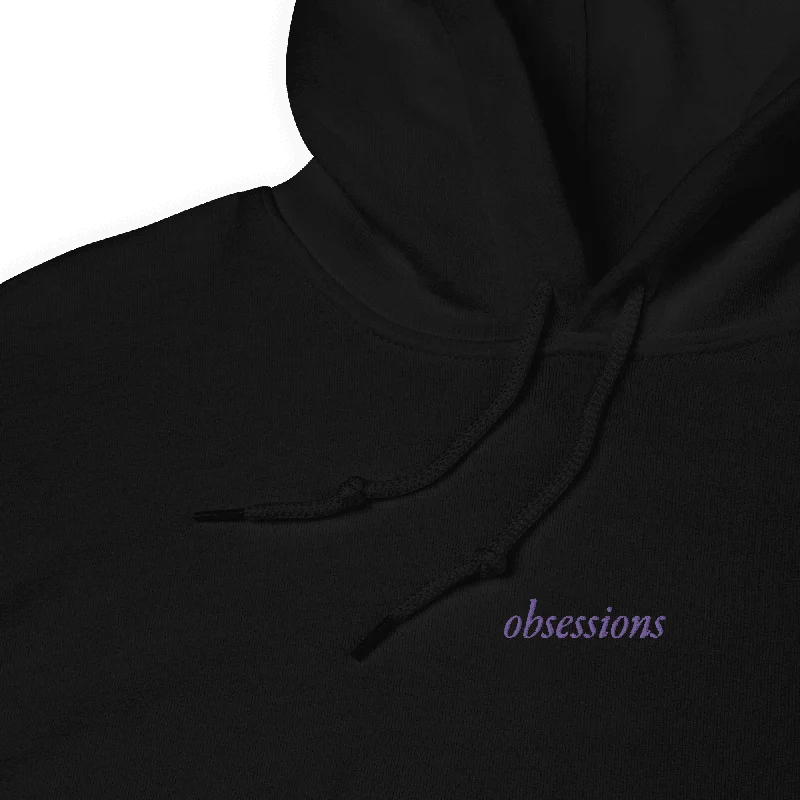 men clothing trench coat-Obsessions® Embroidered Hoodie (super limited)