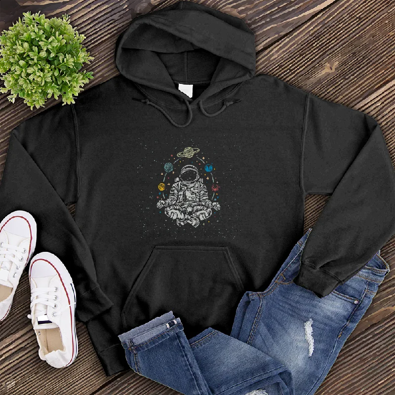 men clothing denim jacket-Rainbow Meditation Hoodie