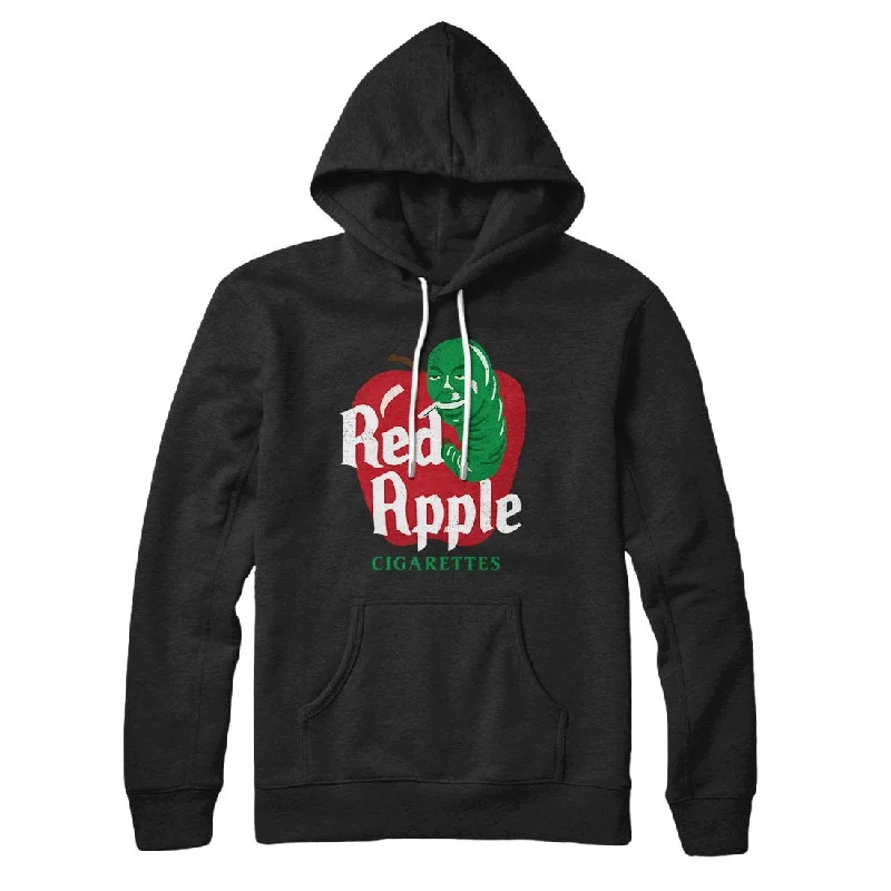 men clothing sweater vest-Red Apple Cigarettes Hoodie