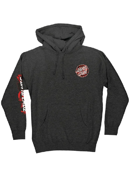 men clothing short jacket-Santa Cruz Handbill Dot Pullover Hoodie