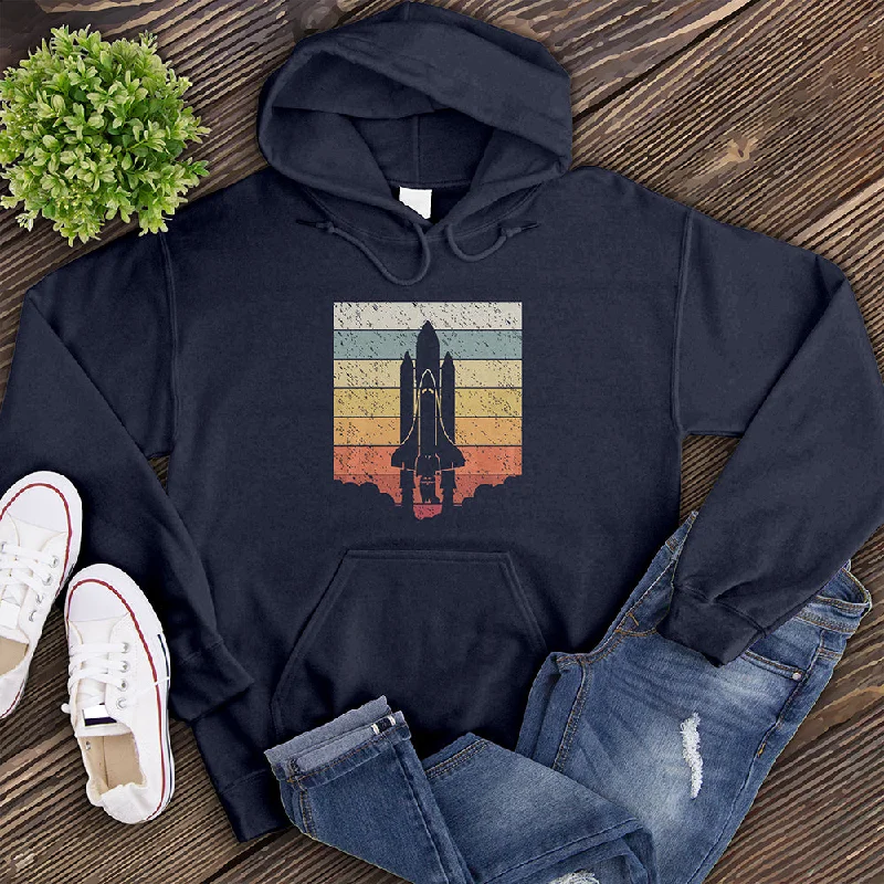 men clothing beach shorts-Shuttle Launch Hoodie