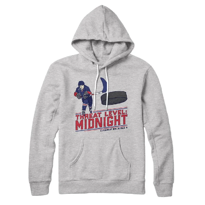 men clothing zip-up hoodie-Threat Level Midnight Hoodie