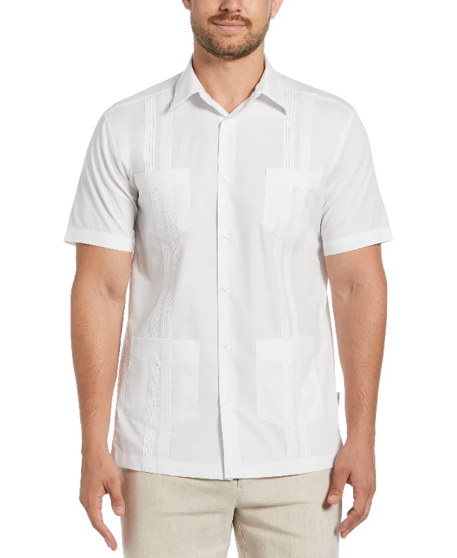 men clothing casual blazer-Four Pocket Guayabera Shirt