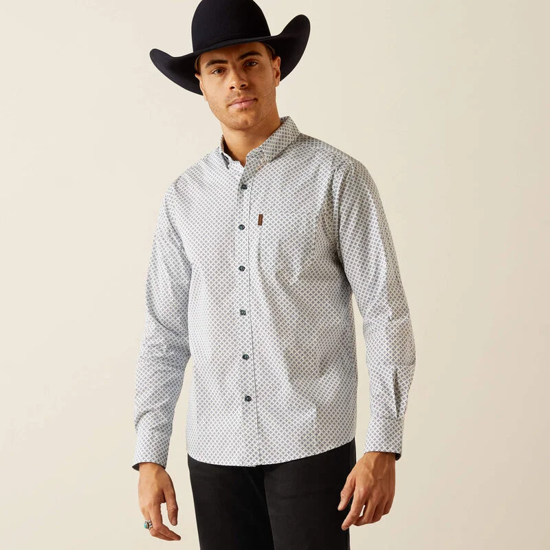 men clothing stylish sneakers-Men's Ariat Maxwell Modern Fit Button Down Shirt #10054064