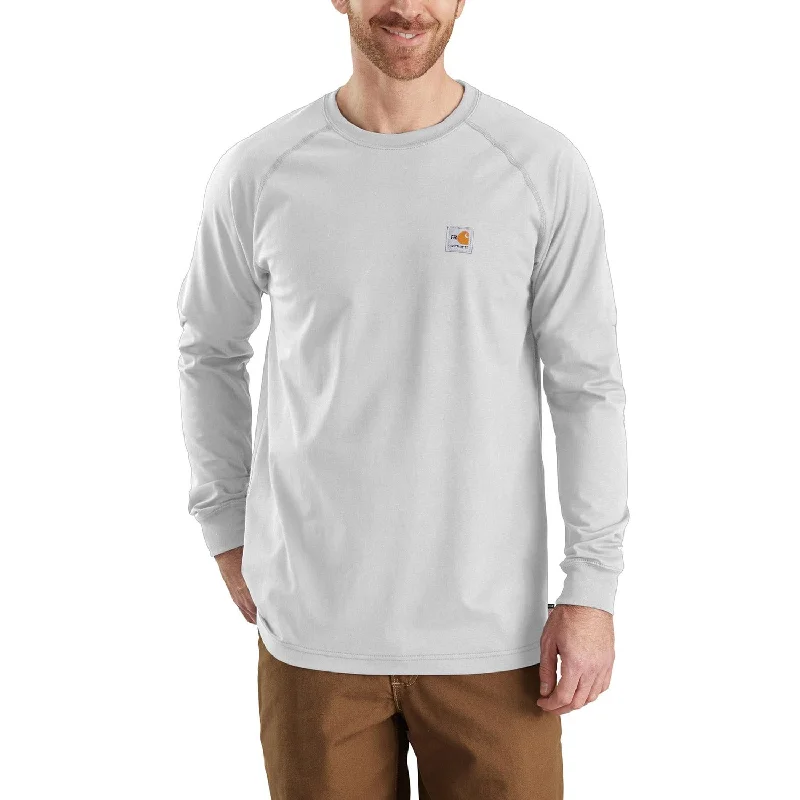 men clothing chino pants-Carhartt Men's Flame Resistant Force Long Sleeve T-Shirt