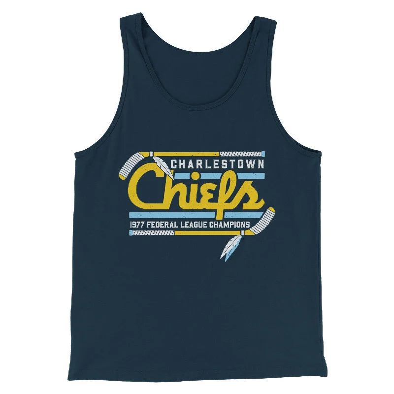 men clothing summer pants-Charlestown Chiefs Funny Movie Men/Unisex Tank Top