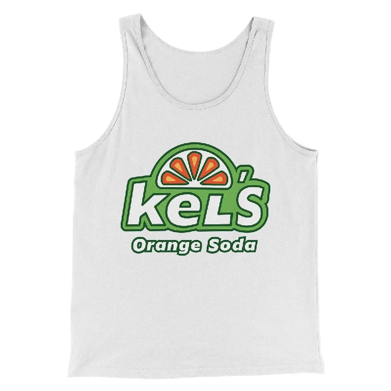 men clothing dress shirt-Kel's Orange Soda Men/Unisex Tank Top