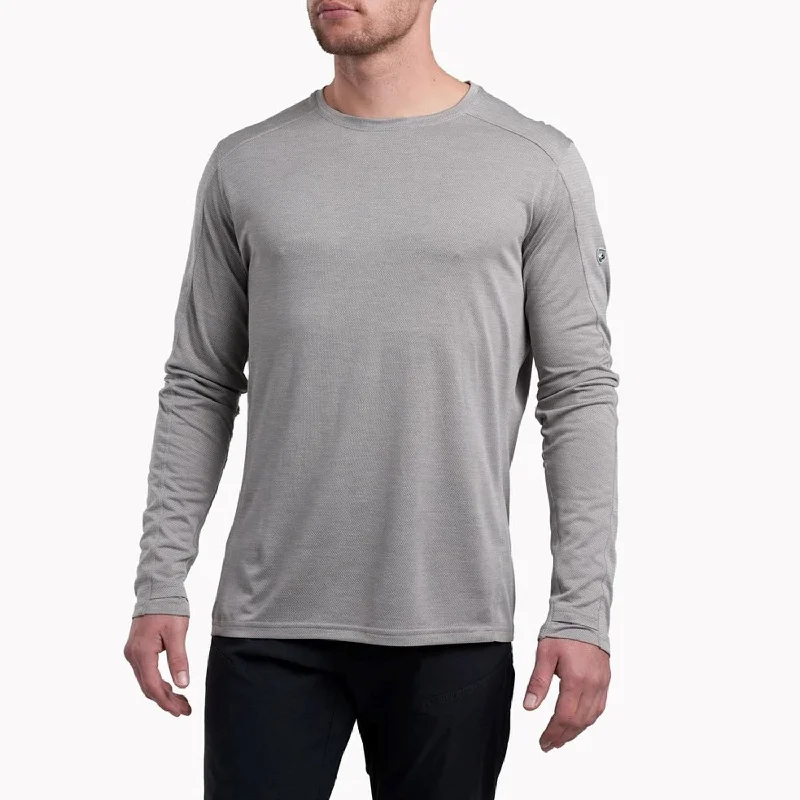 men clothing short pants-KÜHL Men's Engineered UPF30 Long Sleeve T-Shirt