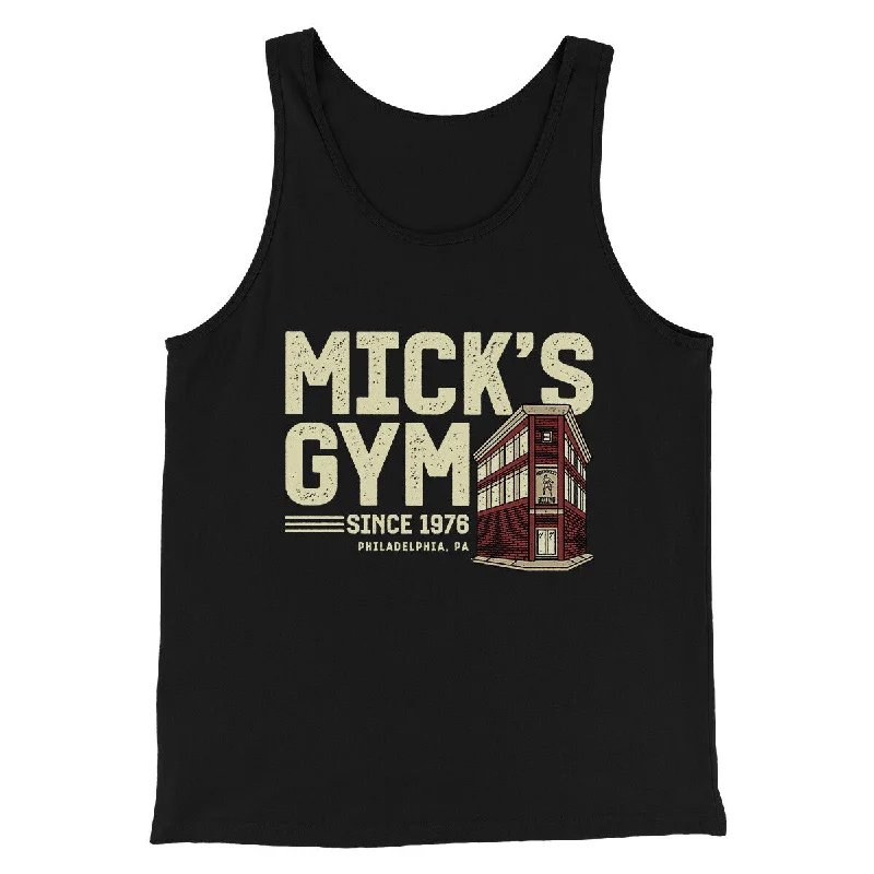 men clothing oversized hoodie-Mick's Gym Funny Movie Men/Unisex Tank Top