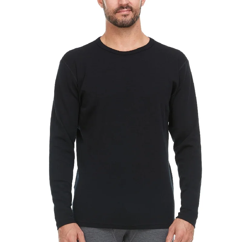 men clothing classic suit-Minus33 Midweight Merino Wool Crewneck Long Sleeve Top