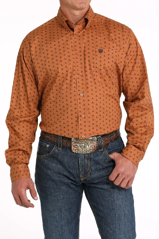 men clothing summer pants-Men's Cinch Button Down Shirt #MTW1105822