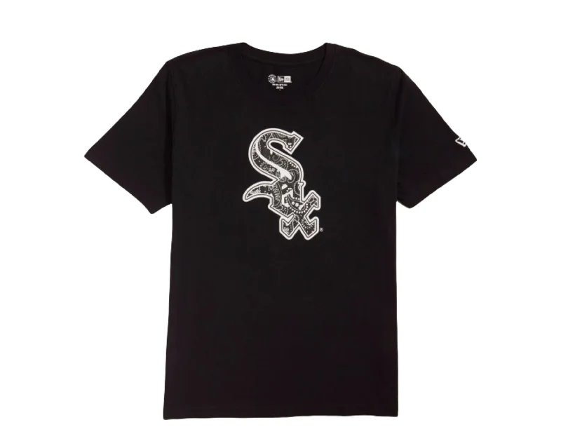 men clothing formal jacket-New Era MLB Chicago White Sox Paisley Elements S/S Black Men's T-Shirt 12852922